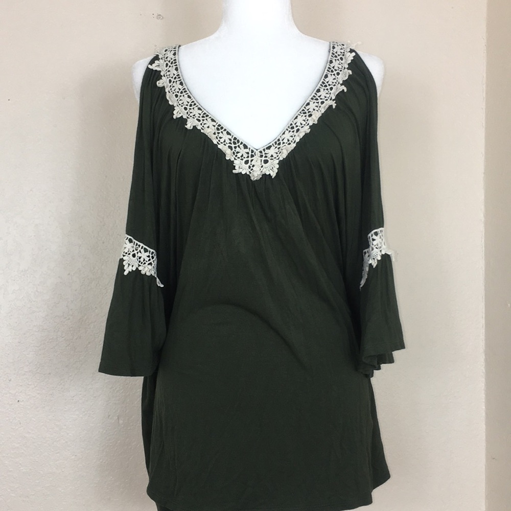 Vintage feel G collection 3X olive and white